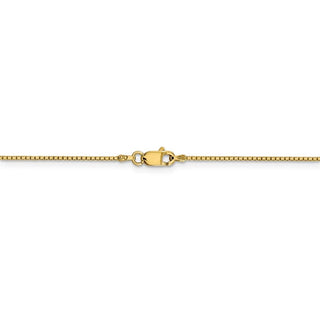 14" 14k Yellow Gold .95mm Box Chain Necklace