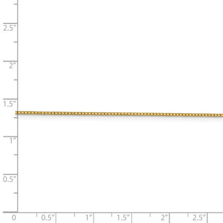 24" 14k Yellow Gold .95mm Box Chain Necklace