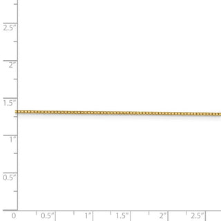 18" 14k Yellow Gold .95mm Box Chain Necklace