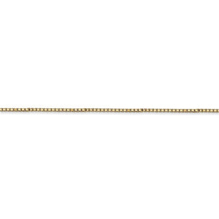 16" 14k Yellow Gold 1mm Box Chain Necklace