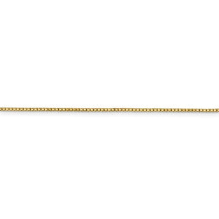 20" 14k Yellow Gold 1.05mm Box Chain Necklace