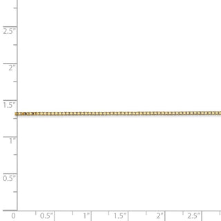 7" 14k Yellow Gold 1.1mm Box Chain Bracelet