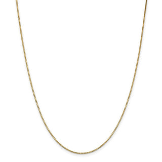 28" 14k Yellow Gold 1.1mm Box Chain Necklace