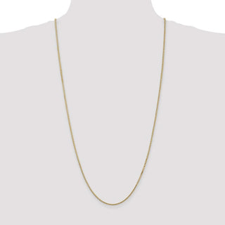 30" 14k Yellow Gold 1.5mm Box Chain Necklace