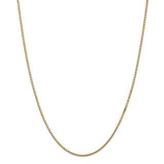 28" 14k Yellow Gold 1.5mm Box Chain Necklace