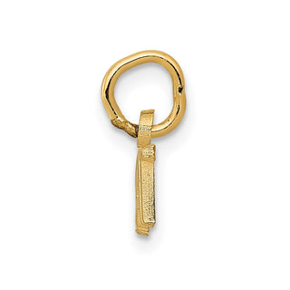 14k Yellow Gold Polished Brat Charm