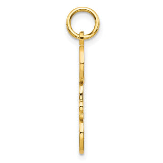 14k Yellow Gold Dad Charm