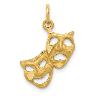 14k Yellow Gold Comedy/Tragedy Charm C1088