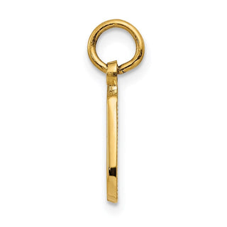 14k Yellow Gold Musical Notes Charm C1094