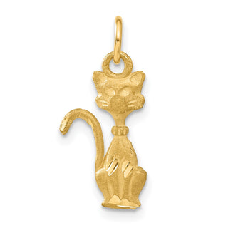 14k Yellow Gold Tom Cat Charm