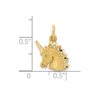 14k Yellow Gold Unicorn Charm C1142