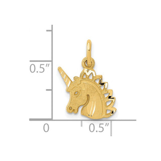14k Yellow Gold Unicorn Charm C1142
