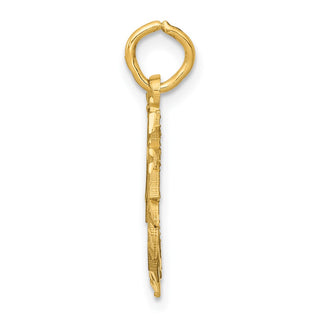 14k Yellow Gold Unicorn Head Pendant C1144