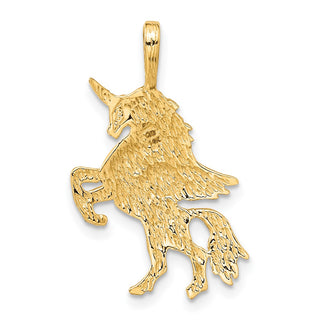 14k Yellow Gold Unicorn Pendant C1146
