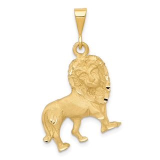 14k Yellow Gold Lion Pendant C1153