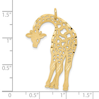 14k Yellow Gold Giraffe Charm C1163