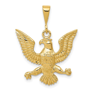 14k Yellow Gold Eagle Pendant C1209