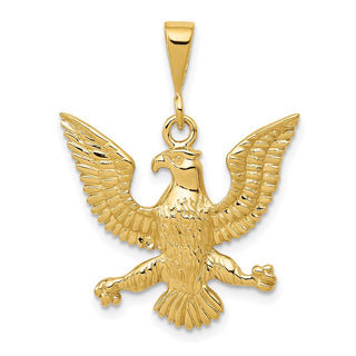 14k Yellow Gold Eagle Pendant C1209