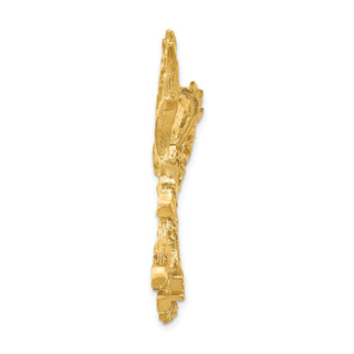 14k Yellow Gold Large Eagle Pendant