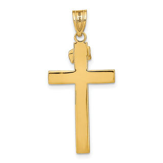 14k Yellow Gold Inri Crucifix Pendant C1345