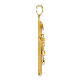 14k Yellow Gold Crucifix Pendant C1360