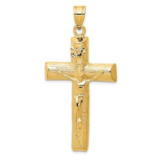 14k Yellow Gold Crucifix Pendant C1360