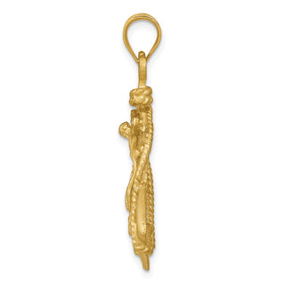 14k Yellow Gold Mariners Cross Pendant C144