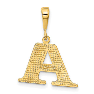 14k Yellow Gold Initial A Pendant C1449-A