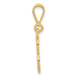 14k Yellow Gold Initial B Pendant C1449-B