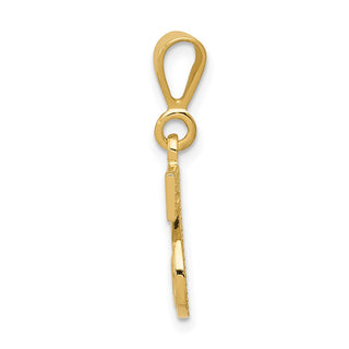 14k Yellow Gold Initial S Pendant C1449-S