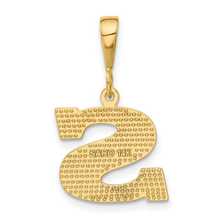 14k Yellow Gold Initial S Pendant C1449-S