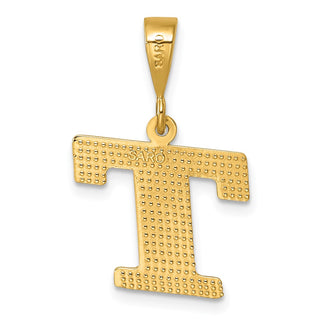 14k Yellow Gold Initial T Charm C1449-T