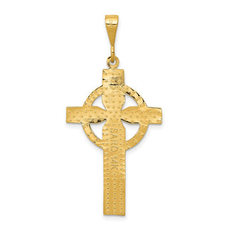 14k Yellow Gold Celtic Cross Pendant C1462