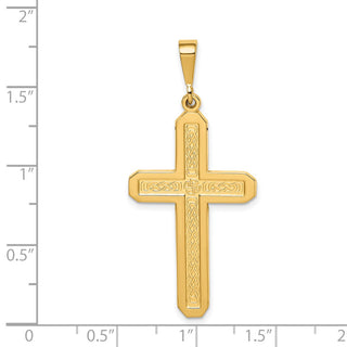 14k Yellow Gold Cross Pendant C1467