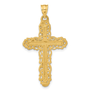 14k Yellow Gold Crucifix Pendant C152