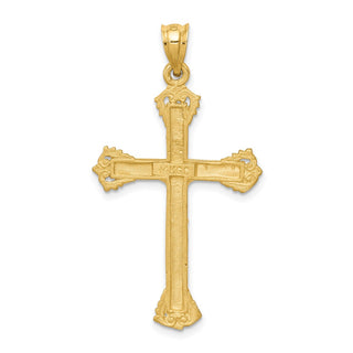 14k Yellow Gold Crucifix Pendant C157