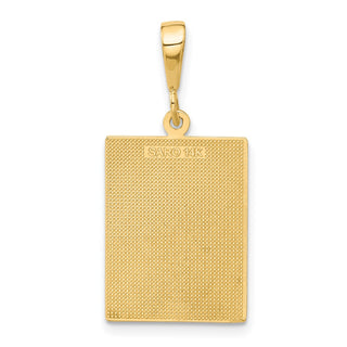 14k Yellow Gold Caduceus Pendant C1612