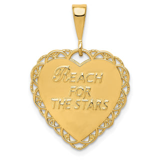 14k Yellow Gold Reversible SWEET 16 Charm C1669