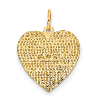 14k Yellow Gold Daddys Little Girl Charm C1703