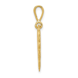 14k Yellow Gold Reversible For A Special Grandma Pendant