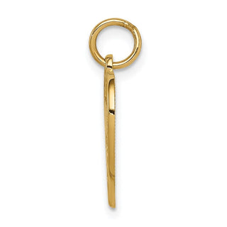 14k Yellow Gold Grandma Heart Charm C1709