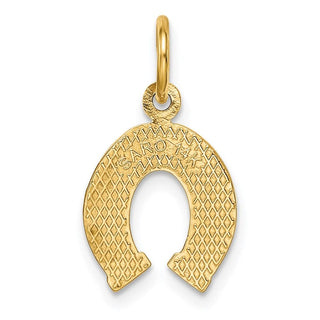 14k Yellow Gold Horseshoe Charm C1738