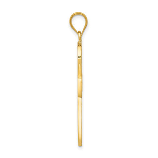 14k Yellow Gold Ankh Cross Pendant C174