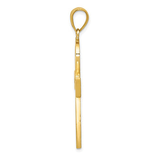 14k Yellow Gold Ankh Cross Pendant C175