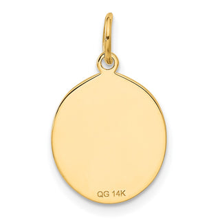 14k Yellow Gold College Graduation Charm