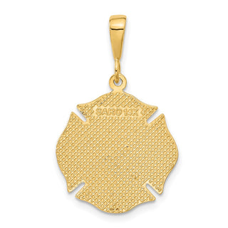 14k Yellow Gold Fire Rescue Pendant