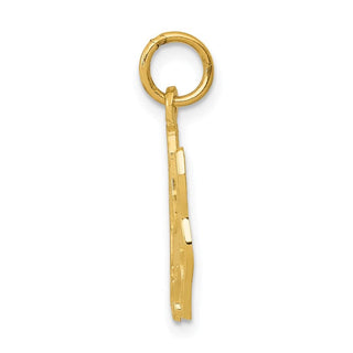 14k Yellow Gold Dog Charm C1842