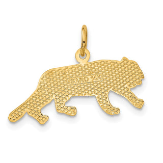 14k Yellow Gold Tiger Charm C1845