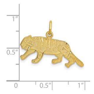 14k Yellow Gold Tiger Charm C1845