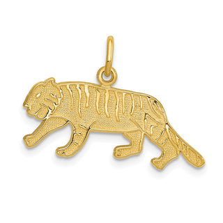 14k Yellow Gold Tiger Charm C1845